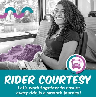 Rider Courtesy. Lets work together to ensure every ride is a smooth journey.