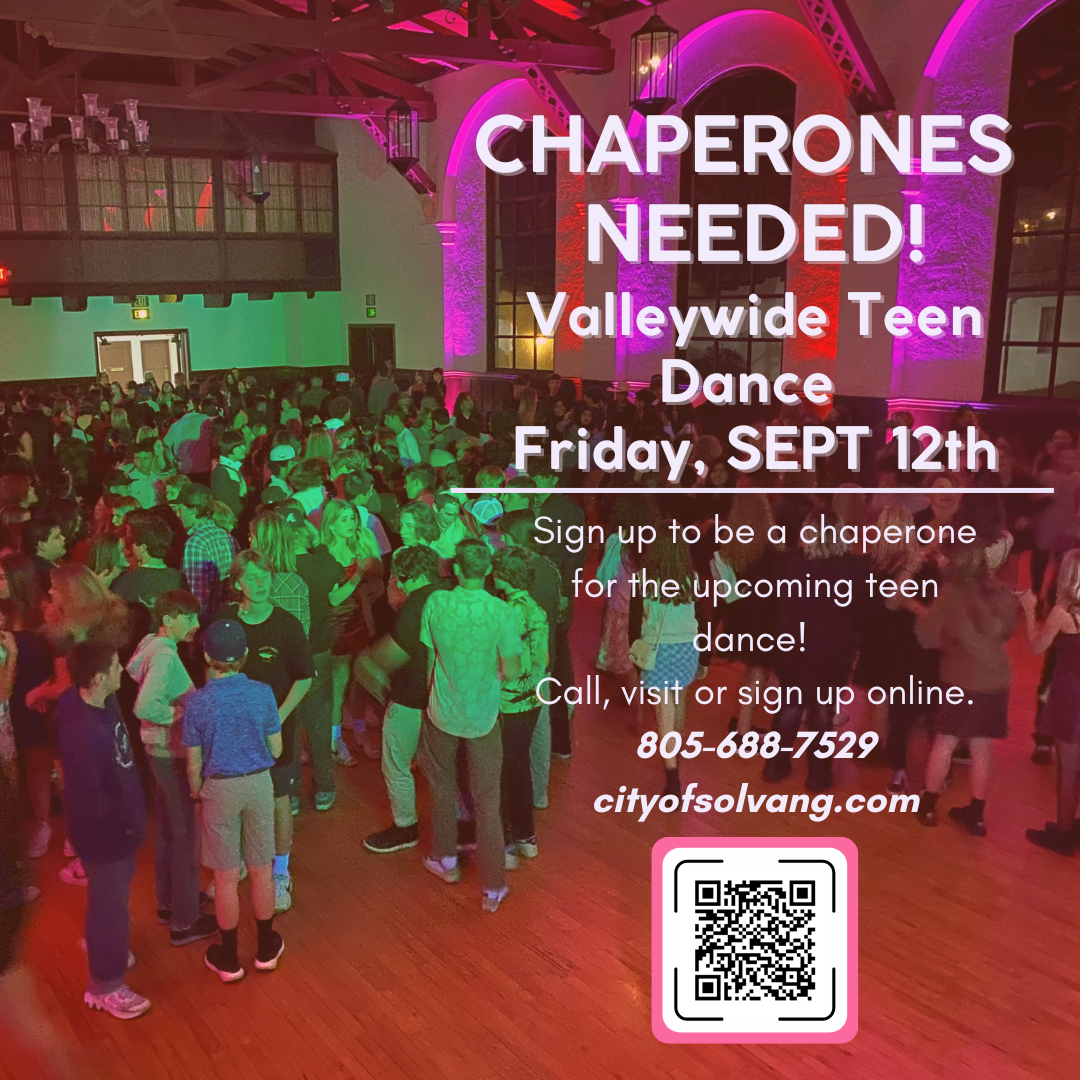 CHAPERONES NEEDED SEPT 12 2025