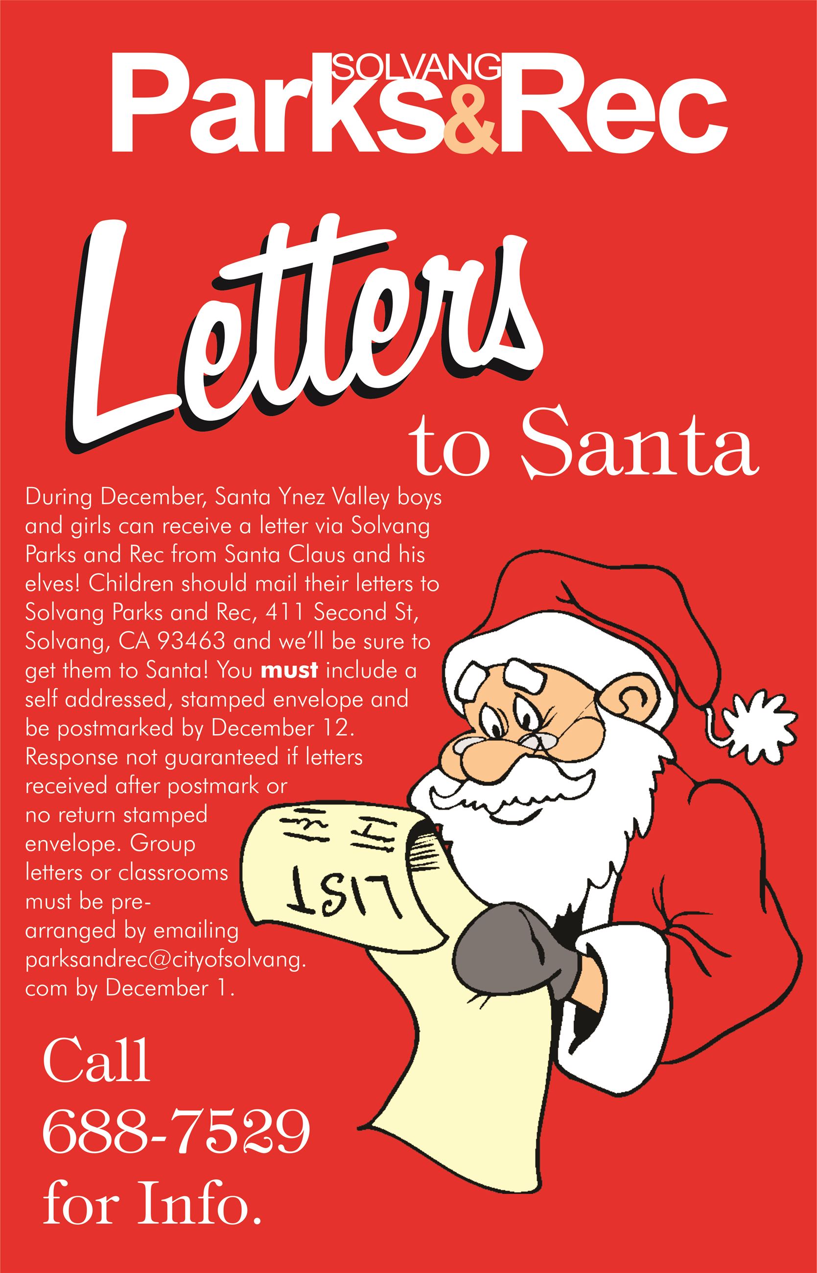 flyer- letters to santa