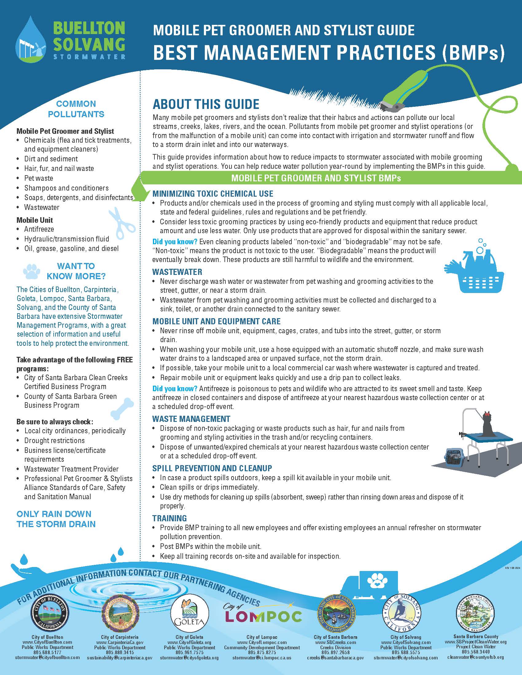 Mobile Pet Groomer and Stylist Guide to BMPs (English)